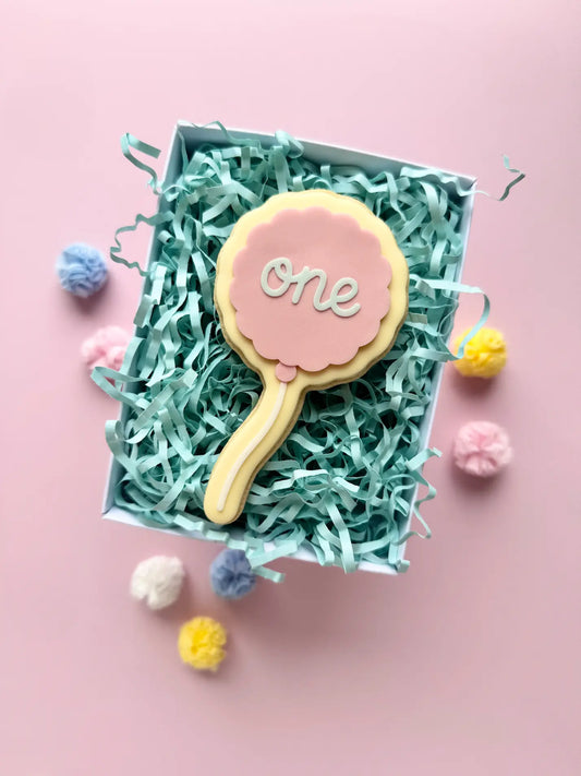 Danis DripBallon mit One – Cookie Cutter & Stempel für den 1. Geburtstag