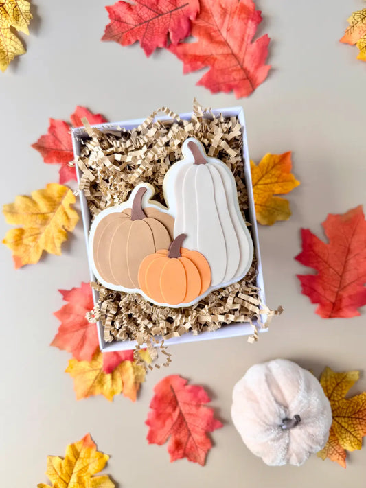 Kürbis 3er – Cookie Cutter & Stempel