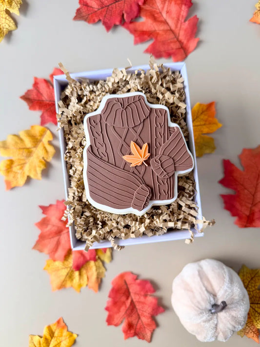 Pullover mit Blatt – Cookie Cutter & Stempel