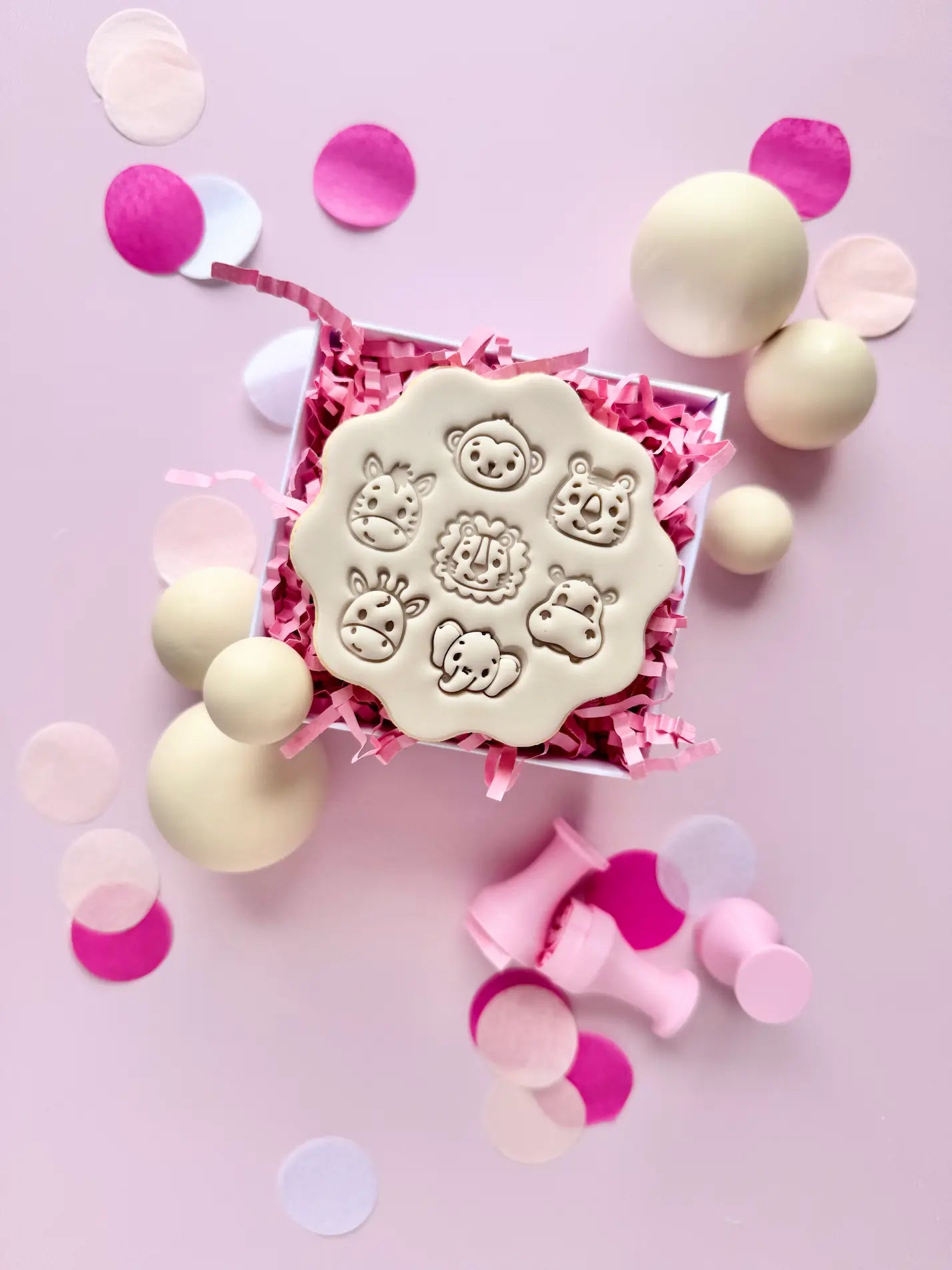 Danis DripMikro-Stempel-Set – Safari (für Fondant, Keksteig & Modelliermasse)