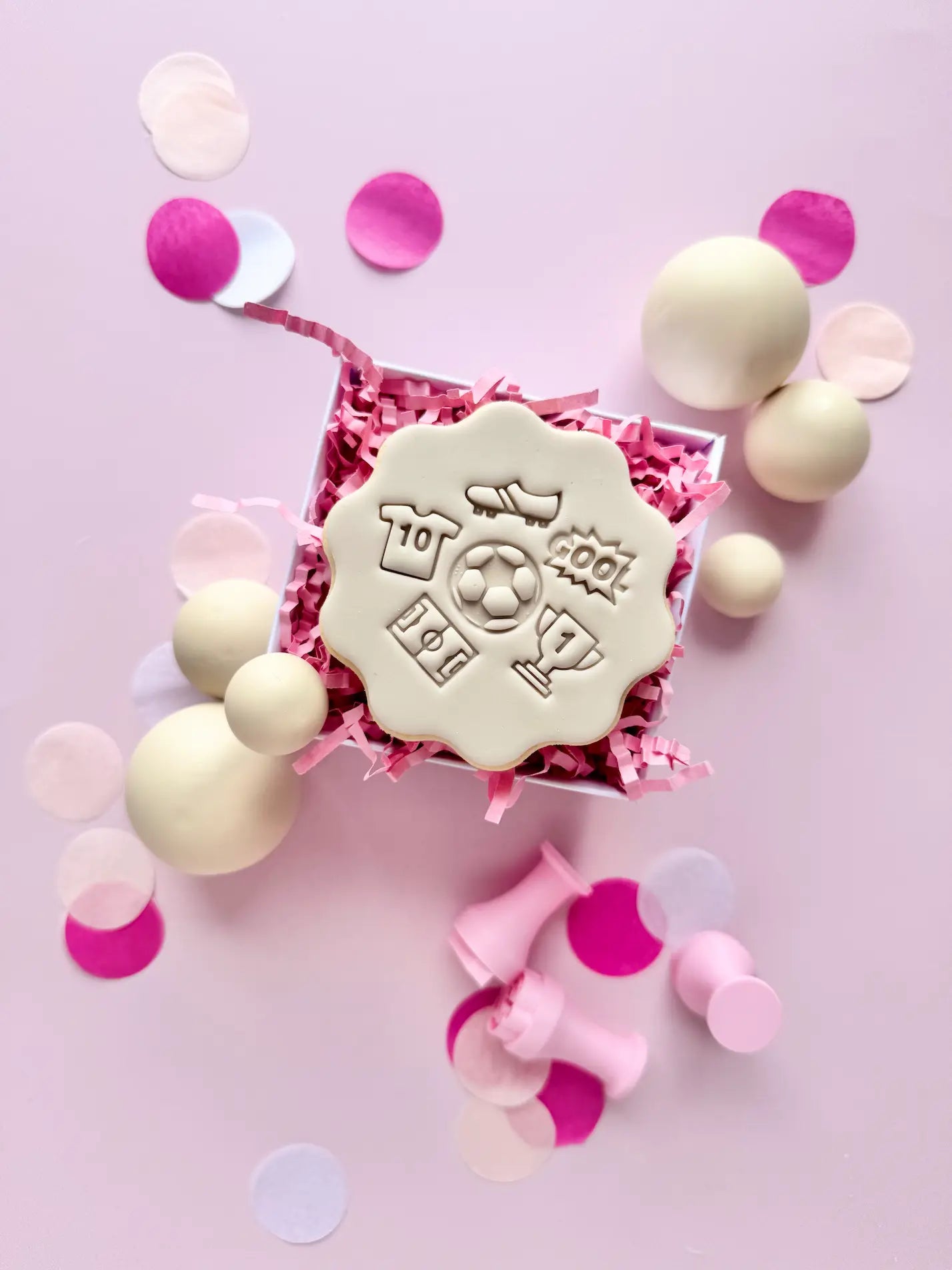 Mikro-Stempel-Set – Fußball (für Fondant, Keksteig & Modelliermasse) danis drip
