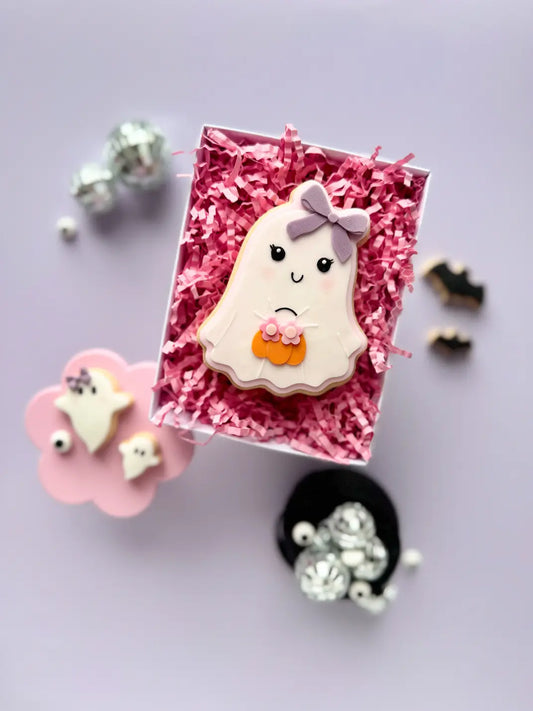 Geist mit Kürbis – Cookie Cutter & Stempel