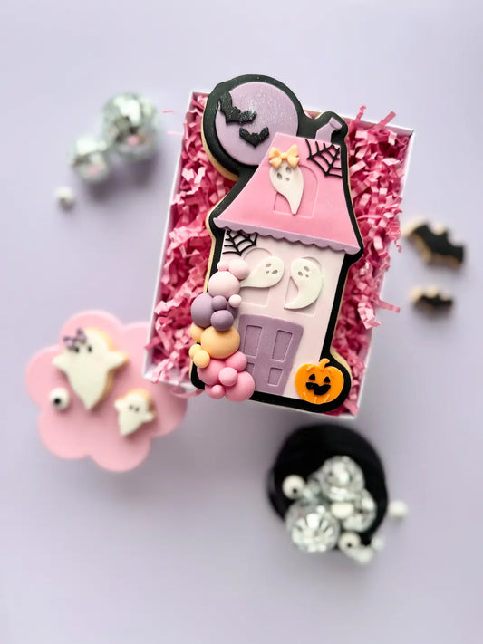 Halloween Geisterhaus – Cookie Cutter & Stempel