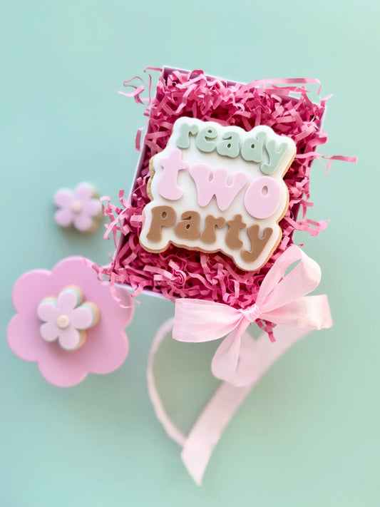 Ready Two Party – Cookie Cutter & Stempel für den 2. Geburtstag