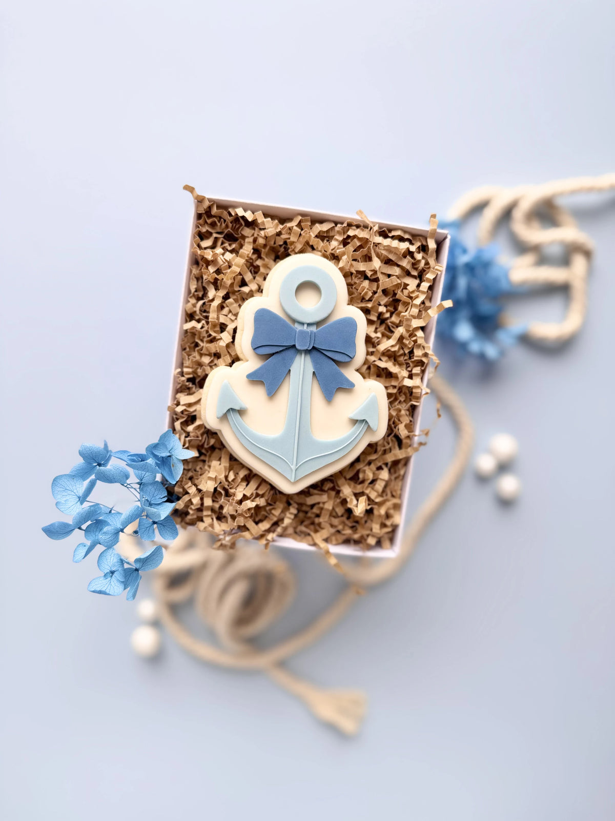 Anker als Cookie Cutter und Stempel – maritimes Backmotiv von Danis Drip