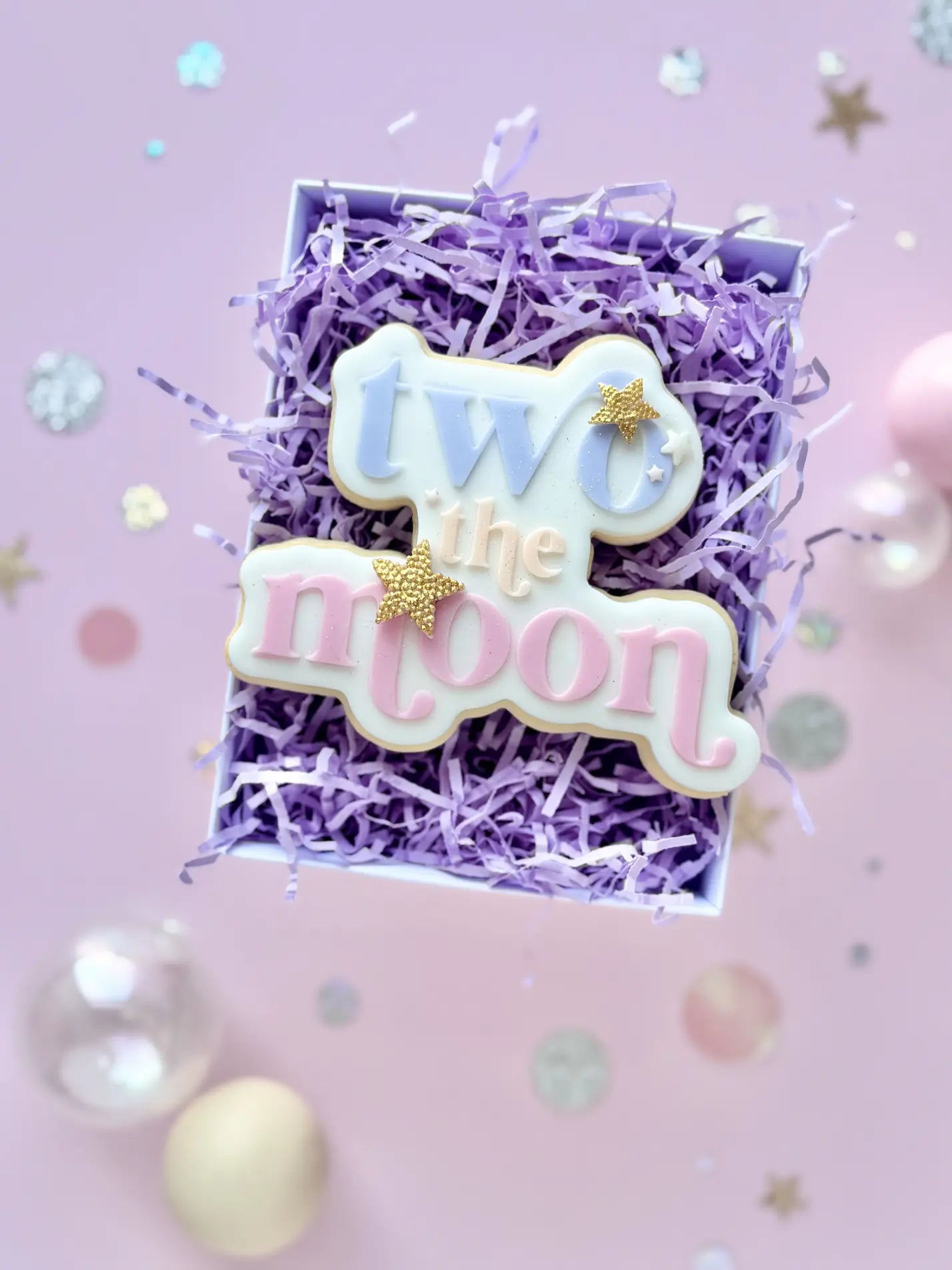 Two the Moon – Cookie Cutter & Stempel „Schriftzug“
