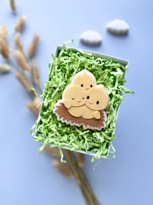 Küken Bauernhof Kindergeburtstag party Danis Drip cookie cutter