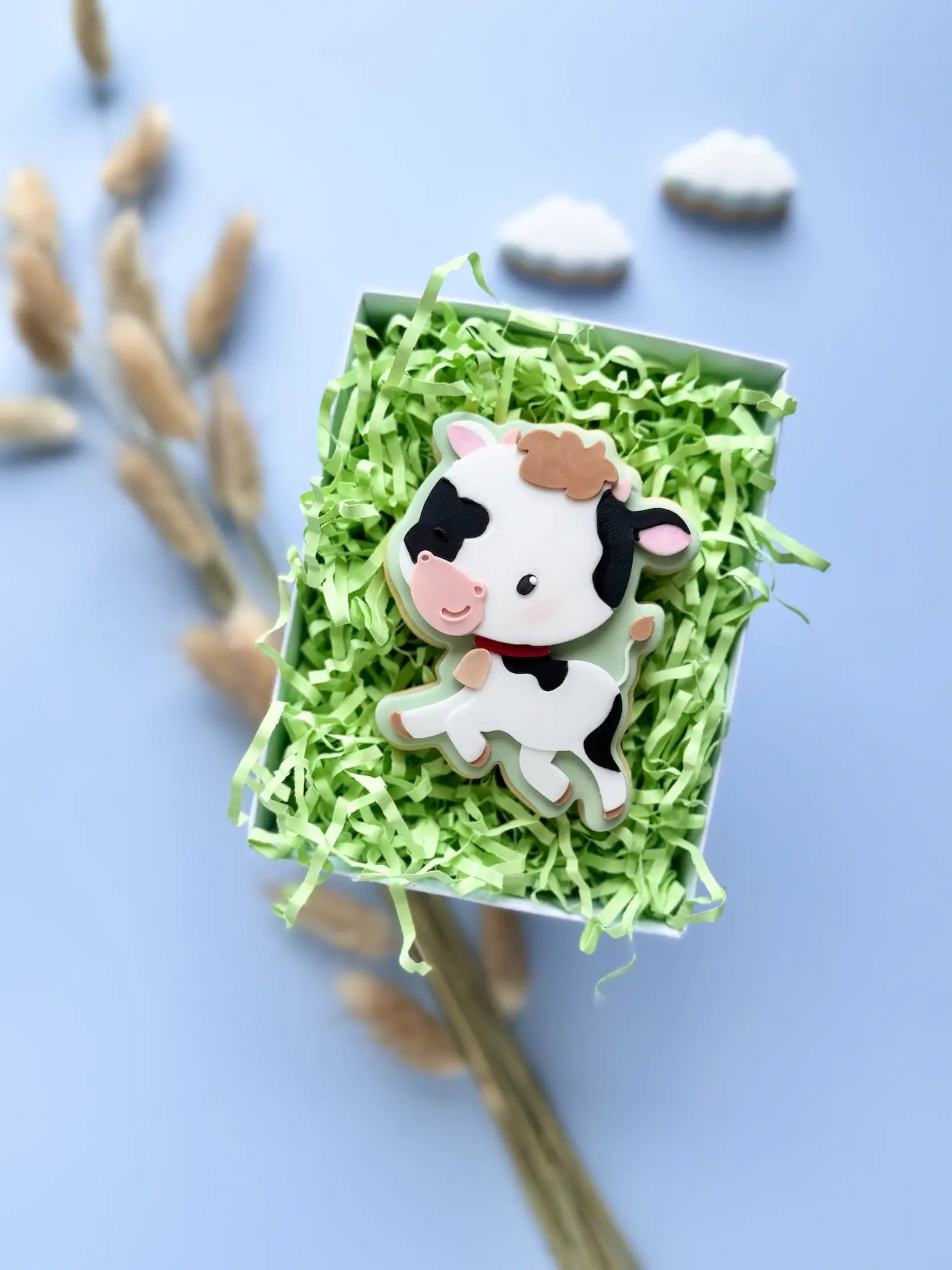 Kuh cookie cutter keksausstecher Geburtstag Bauernhof Tiere danis drip