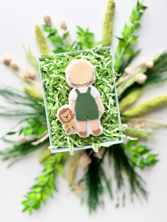 Löwe junge mädechen Dschungel safari Leo danis drip cookie cutter embosser debosser fondant ausstecher