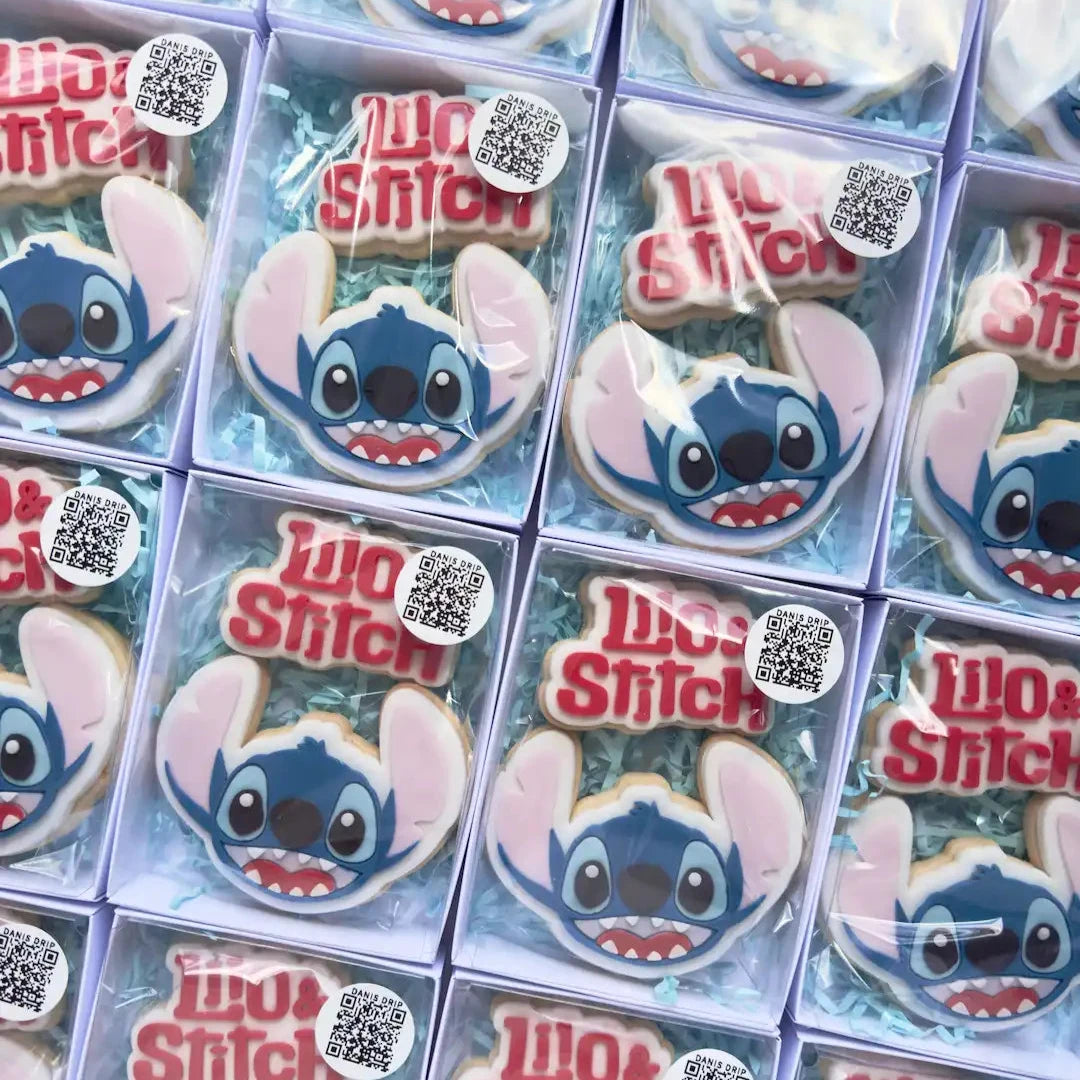 Lilo Stitch danis drip cookie cutter debosser