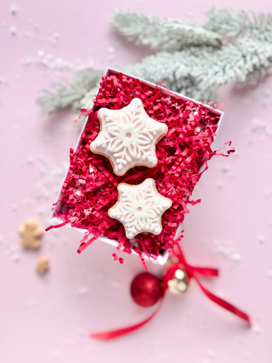 schneeflocke danis drip Weihnachtsbaum mini ausstehen fondant backen kekse weihnachtskranz lebkuchen tannenbaum