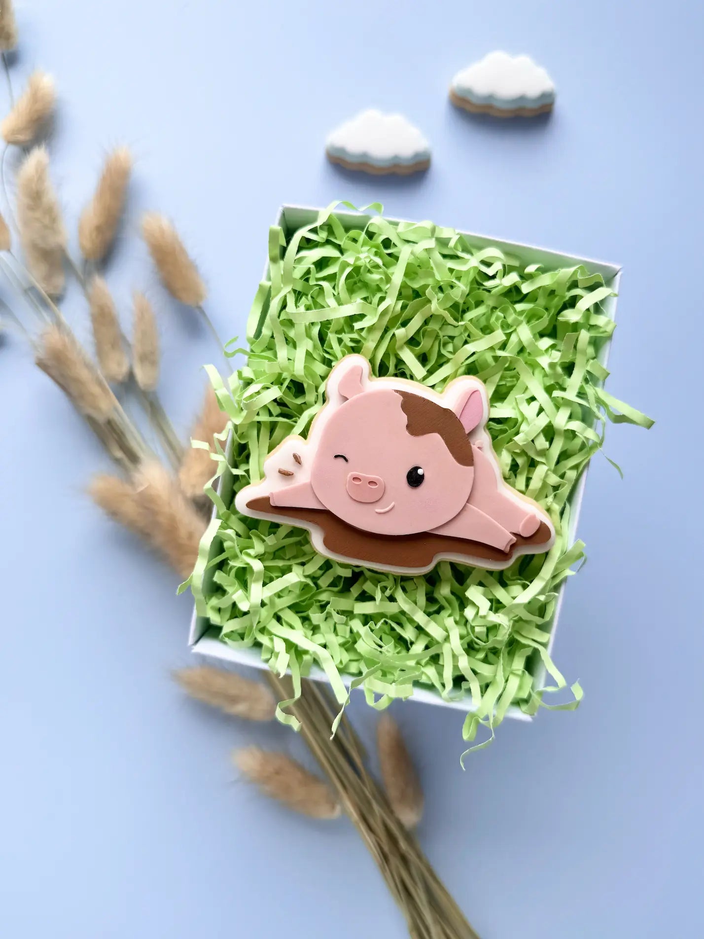 Schwein Schweinchen in einer pfitze cookie cutter Danis Drip kekse Bauernhof Geburtstag