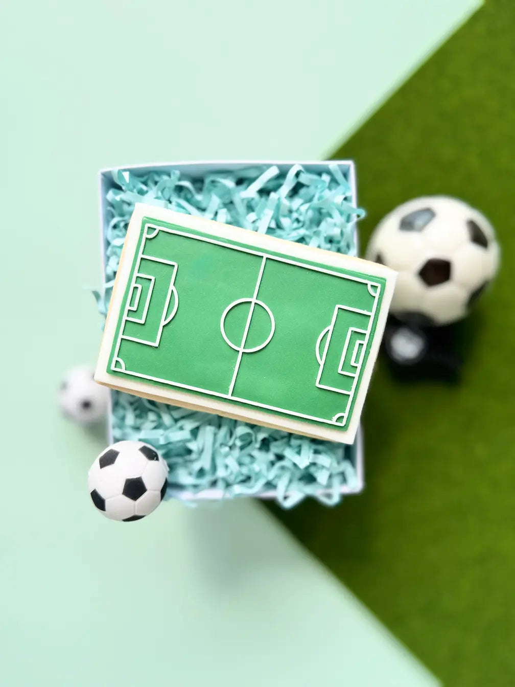 danis drip cookie cutter ausstecher wm weltmeisterschaft World Cup fußball fußballfeld socker