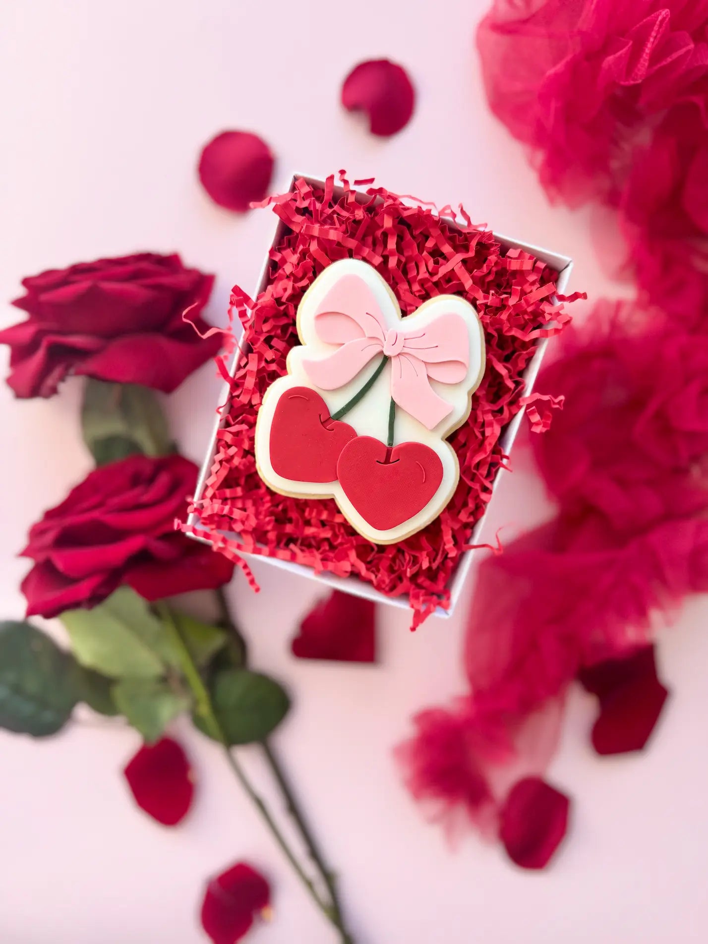 danis drip cookie cutter herzkirschen valentines day love kirschen schleife