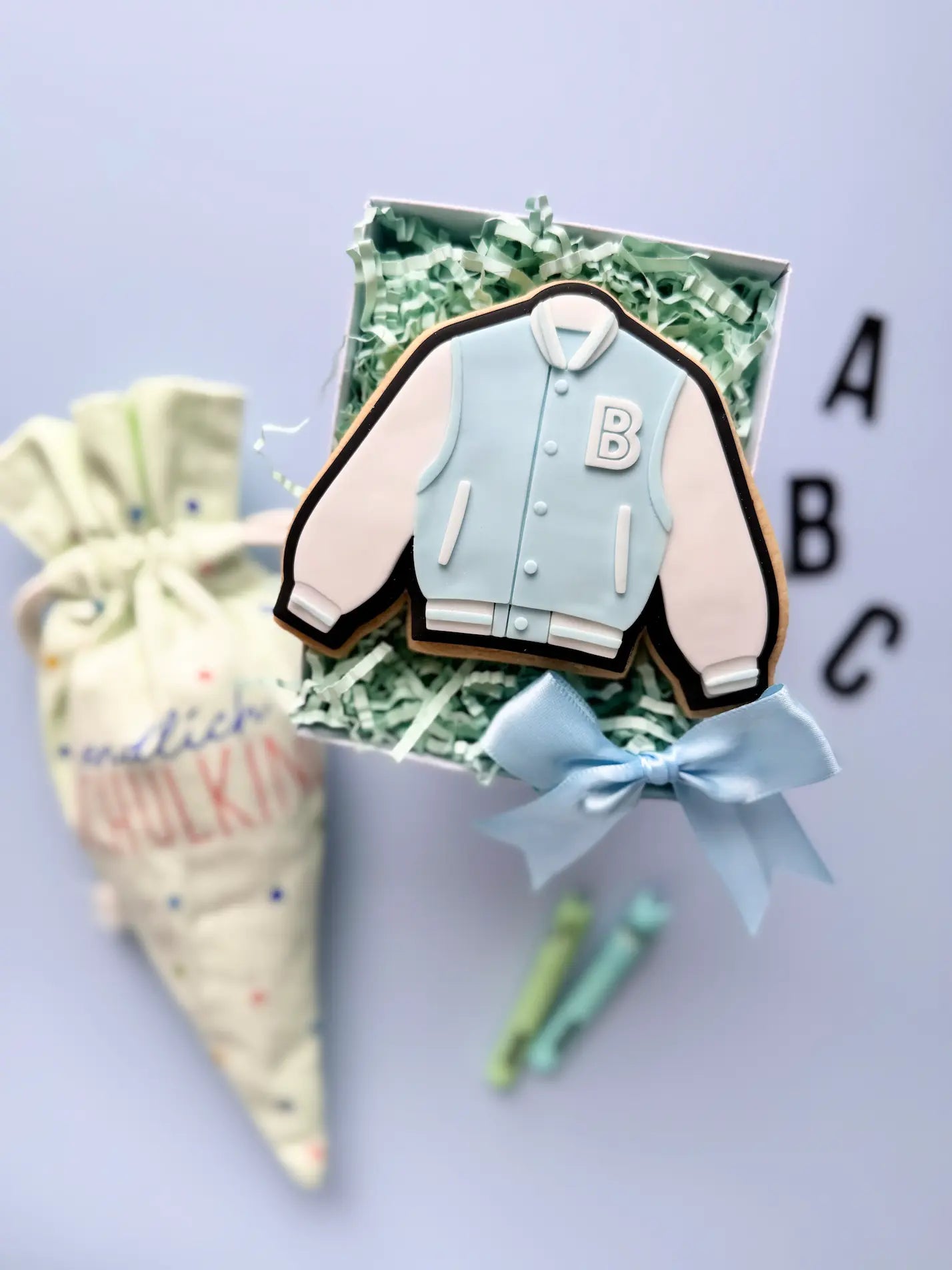 danis drip cookie cutter stempel jack college varsity style fashion cool boy schule einschulung