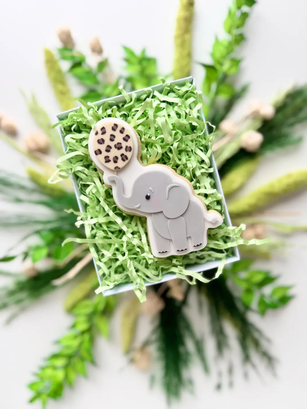 elefant mit Luftballon Dschungel safari Leo danis drip cookie cutter embosser debosser fondant ausstecher