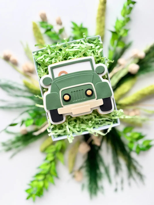 geländewagen jeep förster  Dschungel safari Leo danis drip cookie cutter embosser debosser fondant ausstecher