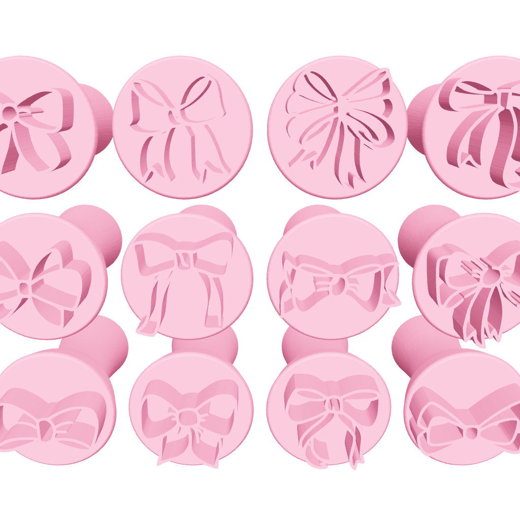 Danis Drip Mikro stempel schleifen bow cookie cutter