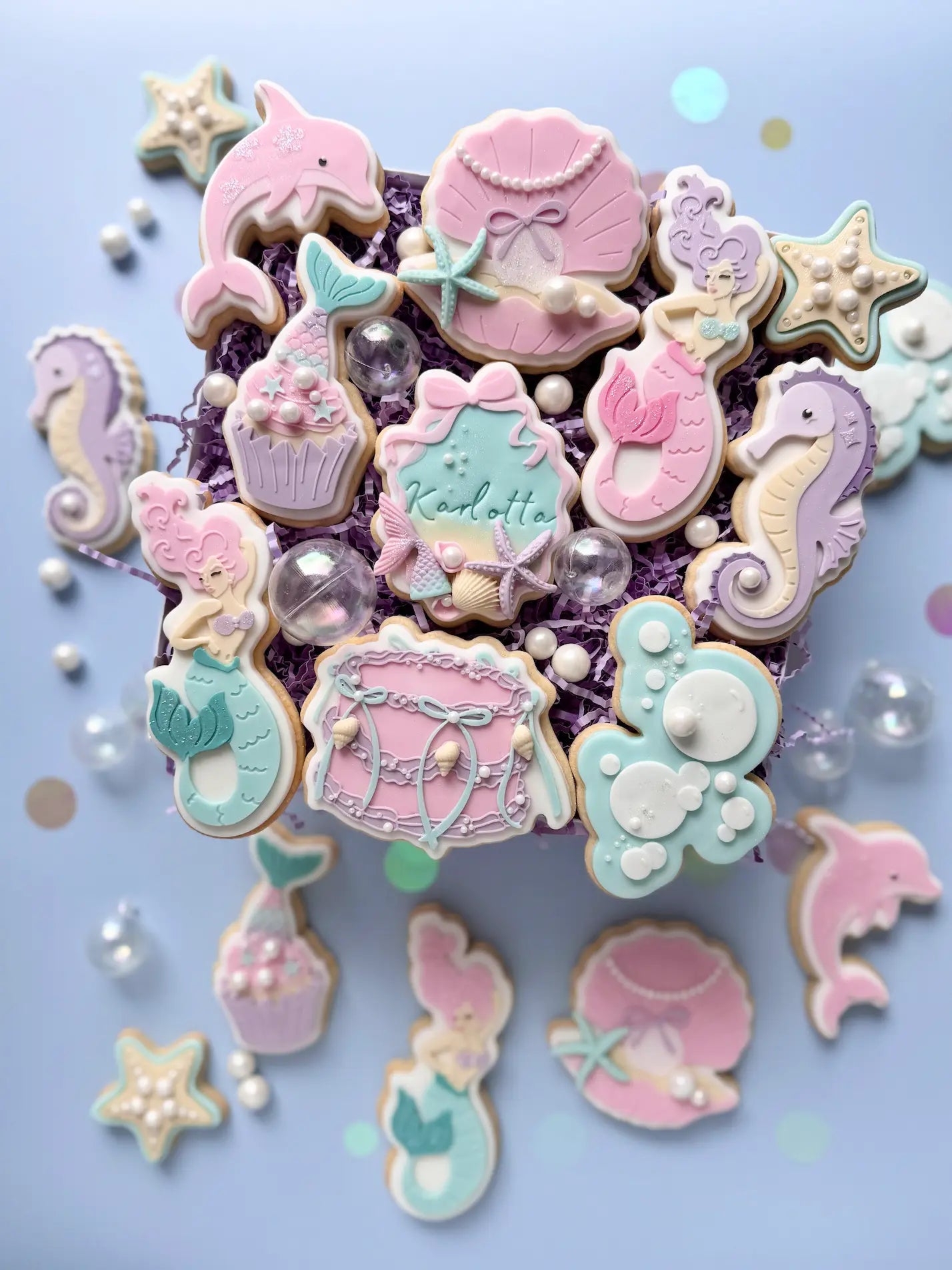 Danis Drip Unterwasser welt Meerjungfrau vermeid cookie cutter fondant kekse cookies