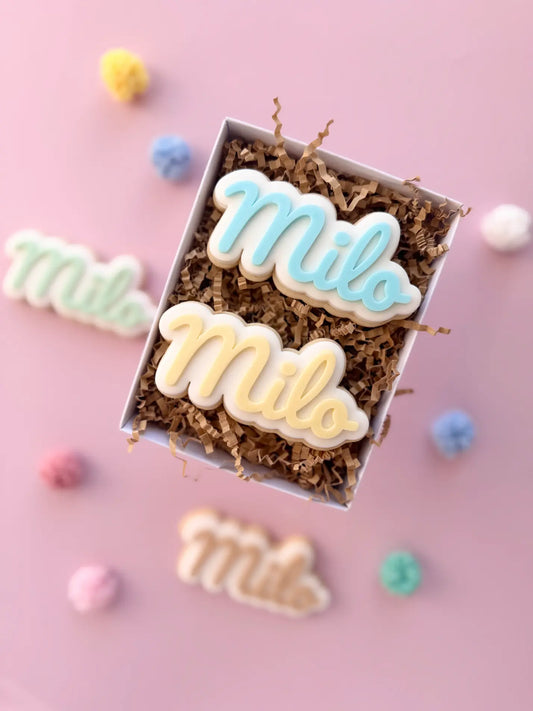 Custom Name – Cookie Cutter & Stempel (Personalisierter Namensausstecher)