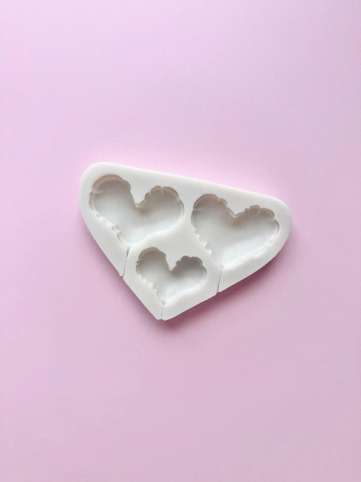 Herz Silikonform – 3er-Form für Schokolade, Fondant & mehr