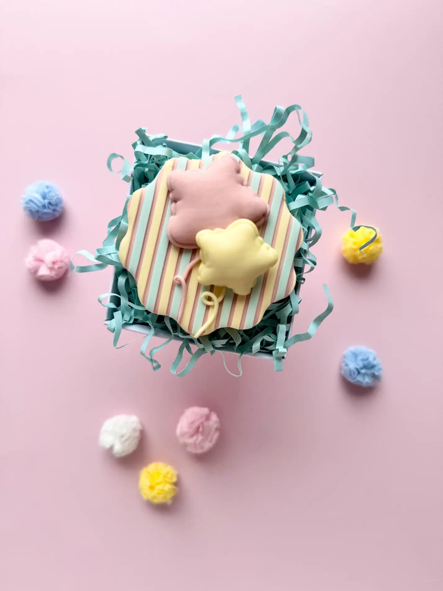 Musterplatte mit Streifen – Präge-Stempel für Fondant & Keksteig