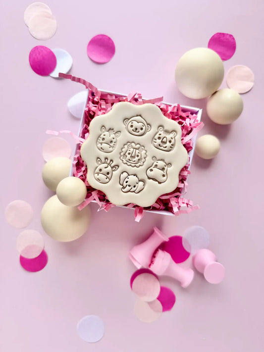 Danis DripMikro-Stempel-Set – Safari (für Fondant, Keksteig & Modelliermasse)