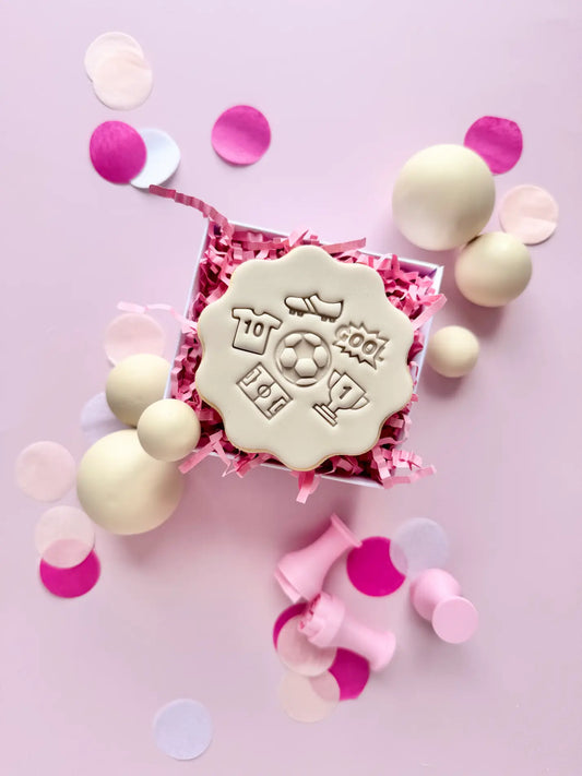 Mikro-Stempel-Set – Fußball (für Fondant, Keksteig & Modelliermasse) danis drip