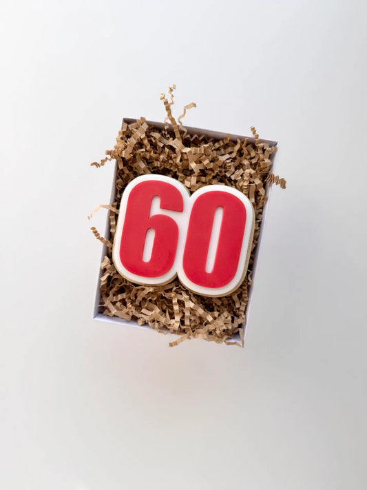 Zahl 60 – Cookie Cutter & Stempel