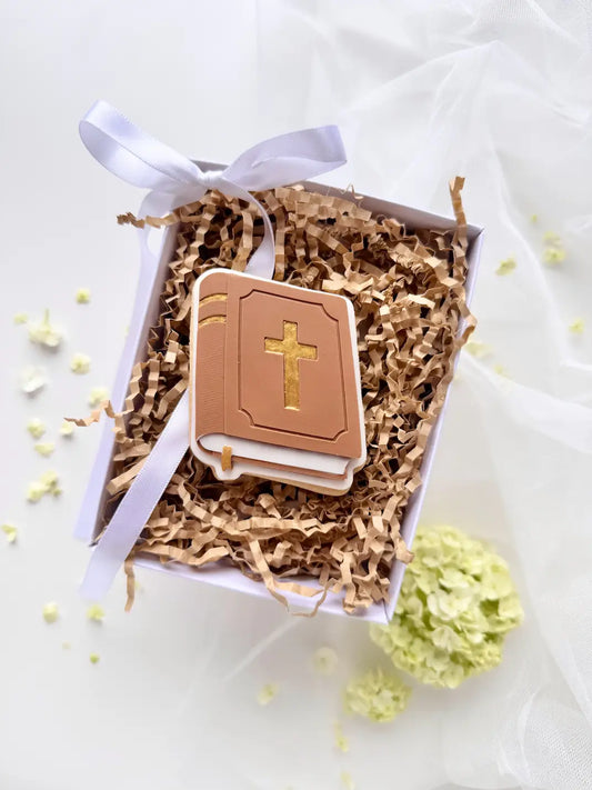 Heilige Schrift – Ausstecher Bibelmotiv für religiöse Anlässe