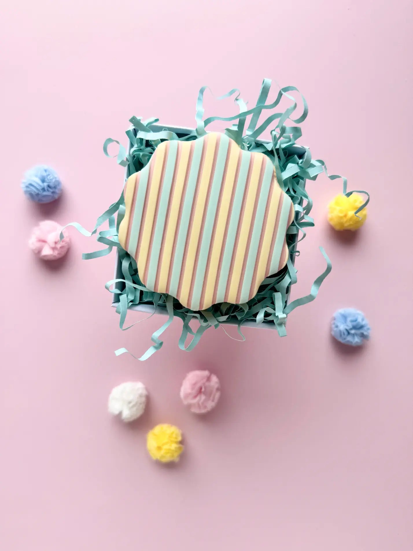 Danis DripMusterplatte mit Streifen – Präge-Stempel für Fondant & Keksteig