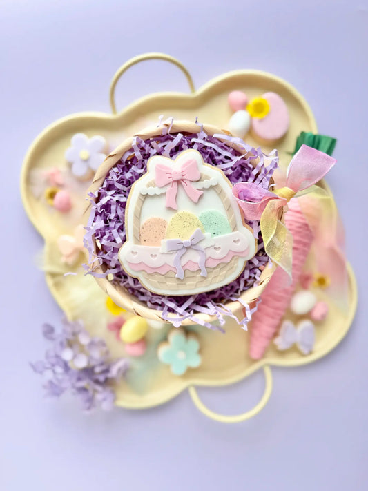 danis drip cookie cutter osterkorb Ostereier schleife fondant kekse stempel