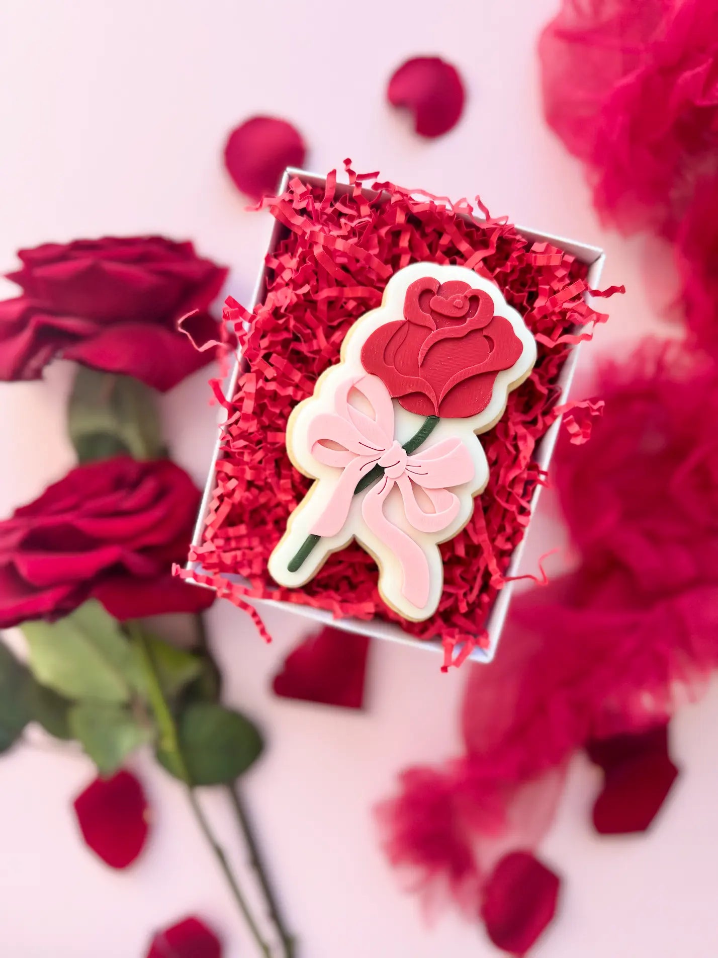 danis drip cookie cutter rose schleife valentines day happy love liebe herz