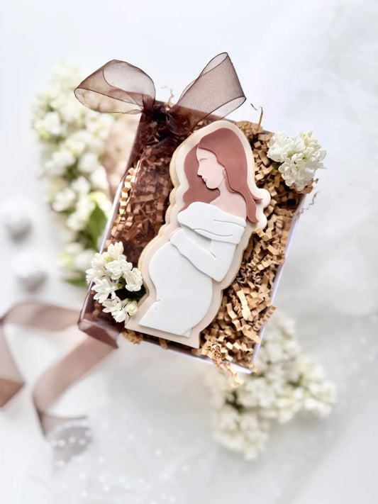 danis drip cookie cutter stempel Schwangere Frau – Cookie Cutter &amp; Stempel (Babybauch, Baby Shower &amp; Schwangerschaft)