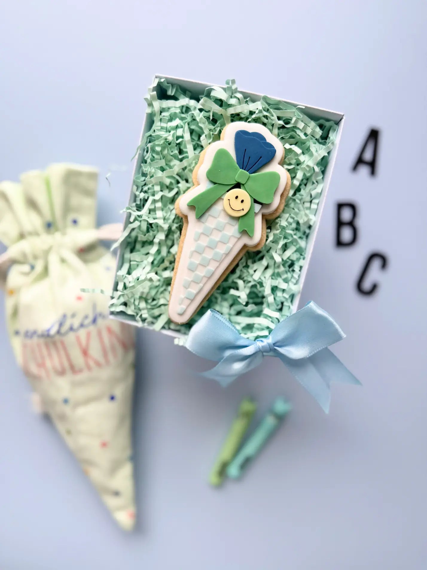 danis drip cookie cutter stempel abc einschulung erster Schultag Schulklasse lehrer schule ausstecher fondantkekse Schultüte smiley