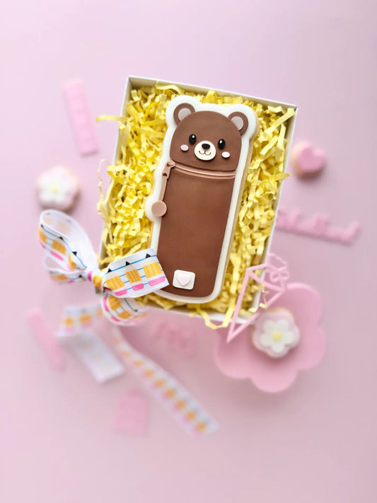 danis drip cookie cutter stempel ausstecher fondant tafel schul einschulung endlich Schulkind backen kekse party stiftbecher schleife schultasche rucksack bücherwurm stift bär mäppchen etui