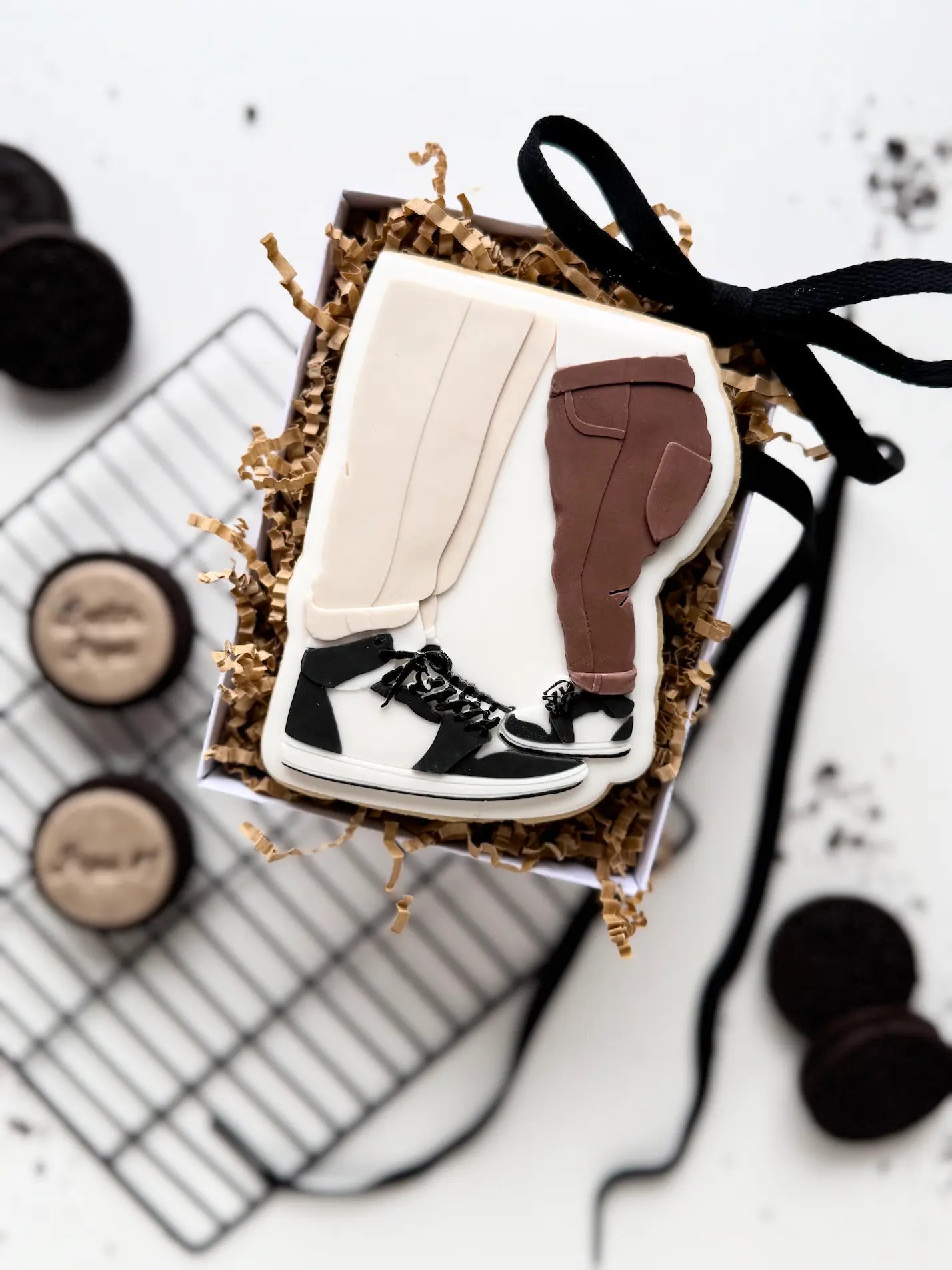 danis drip cookie cutter stempel ausstecher vadertag sneakerhead sneaker dad Jordan air  father and son daughter