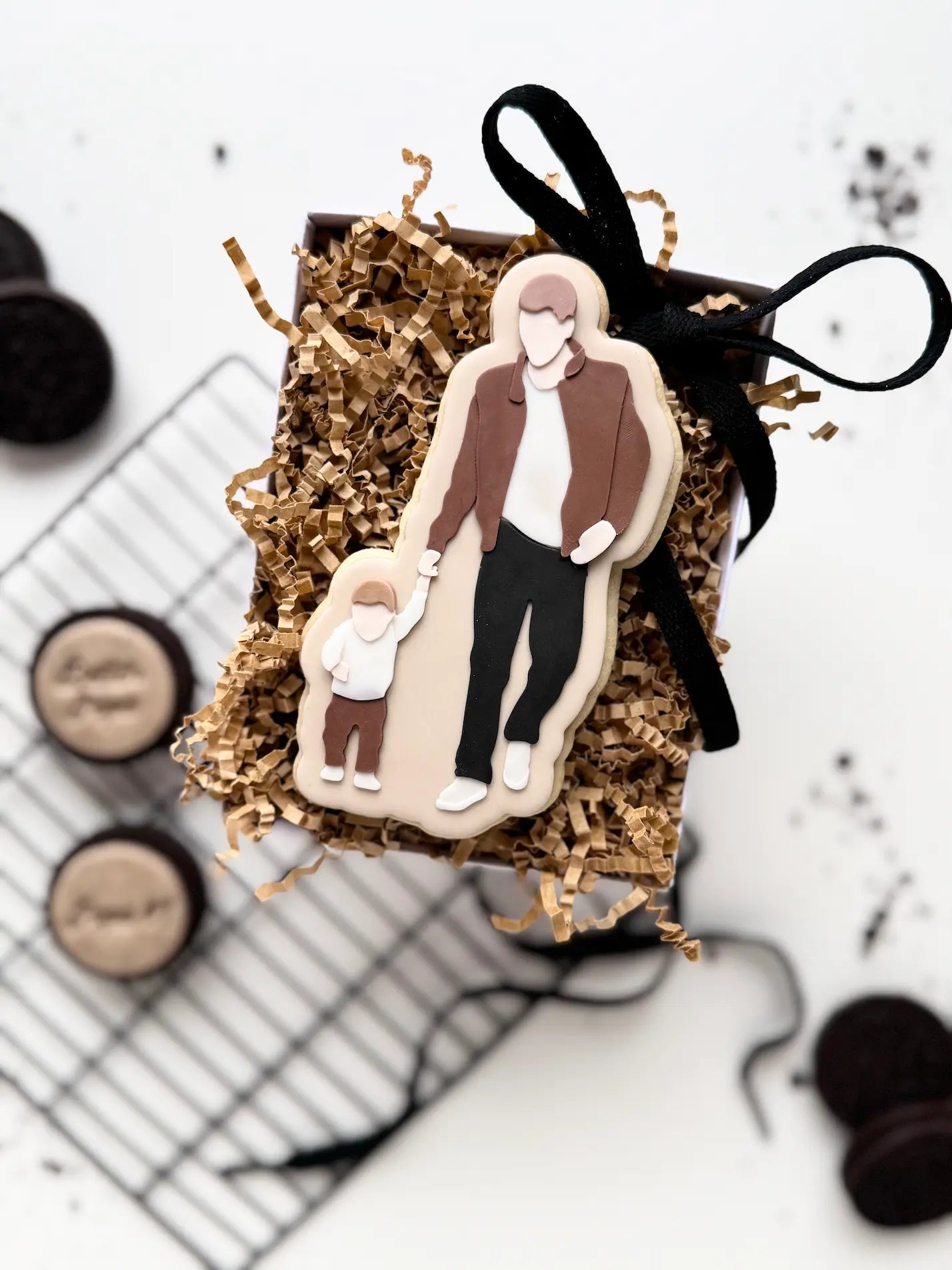 danis drip cookie cutter stempel ausstecher vadertag sneakerhead sneaker dad Jordan air  father and son daughter team family debosser embosser