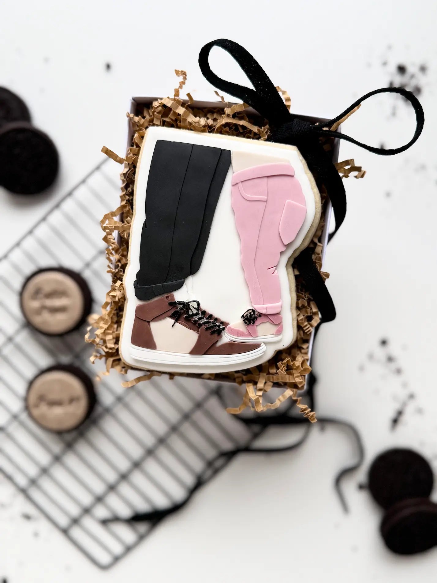 danis drip cookie cutter stempel ausstecher vadertag sneakerhead sneaker dad Jordan air  father and son daughter team family debosser embosser basic cutter weltbester liebe sneakergirl