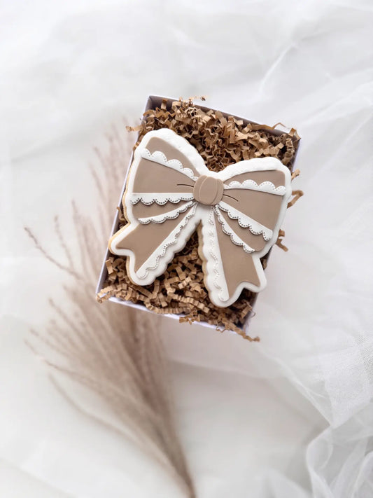 danis drip cookie cutter stempel bow schleife spitzenschleifeelegant sexy sweet fondant ausstecher