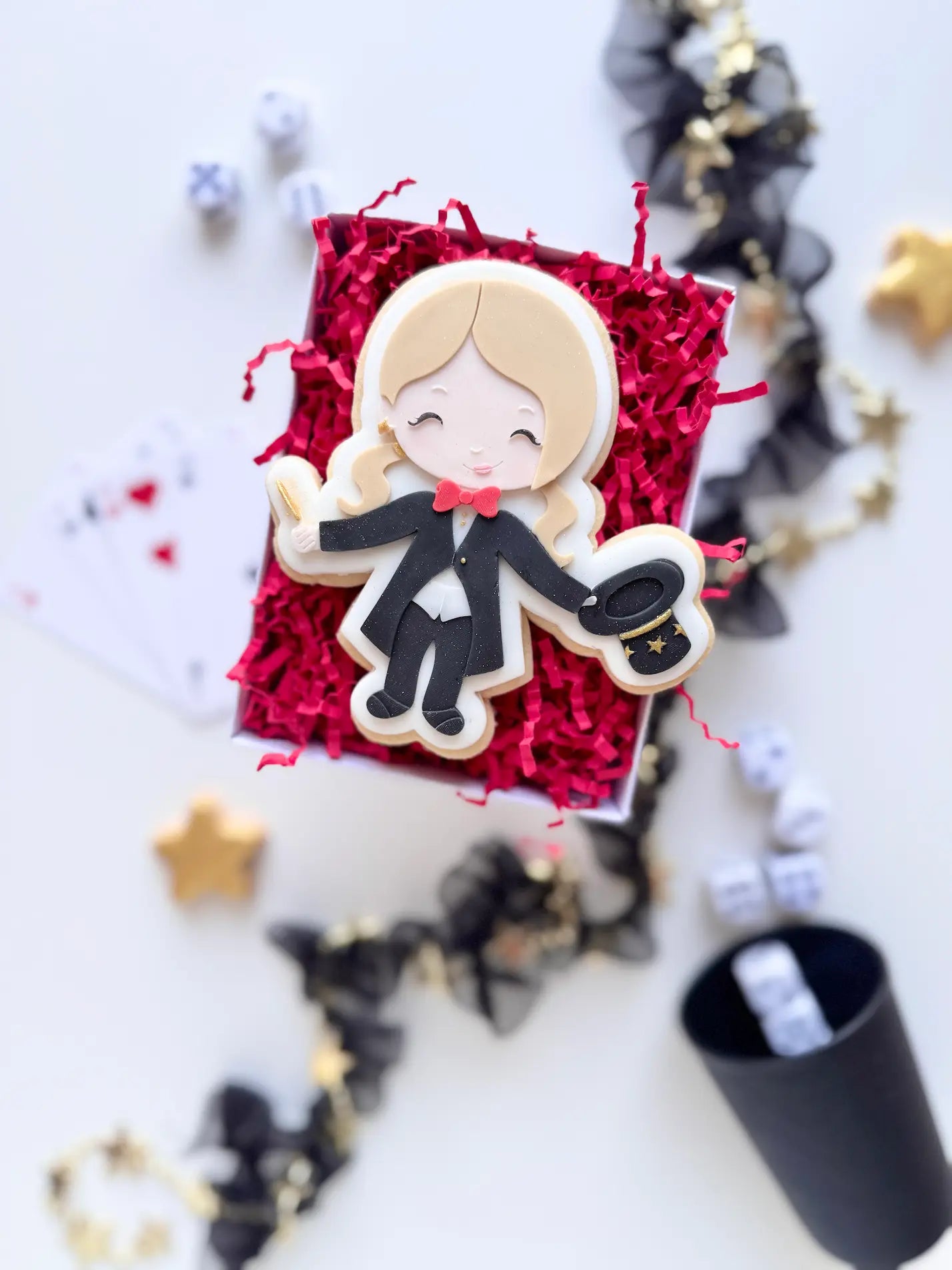 danis drip cookie cutter stempel spielkarten zauberei magic debosser embosser