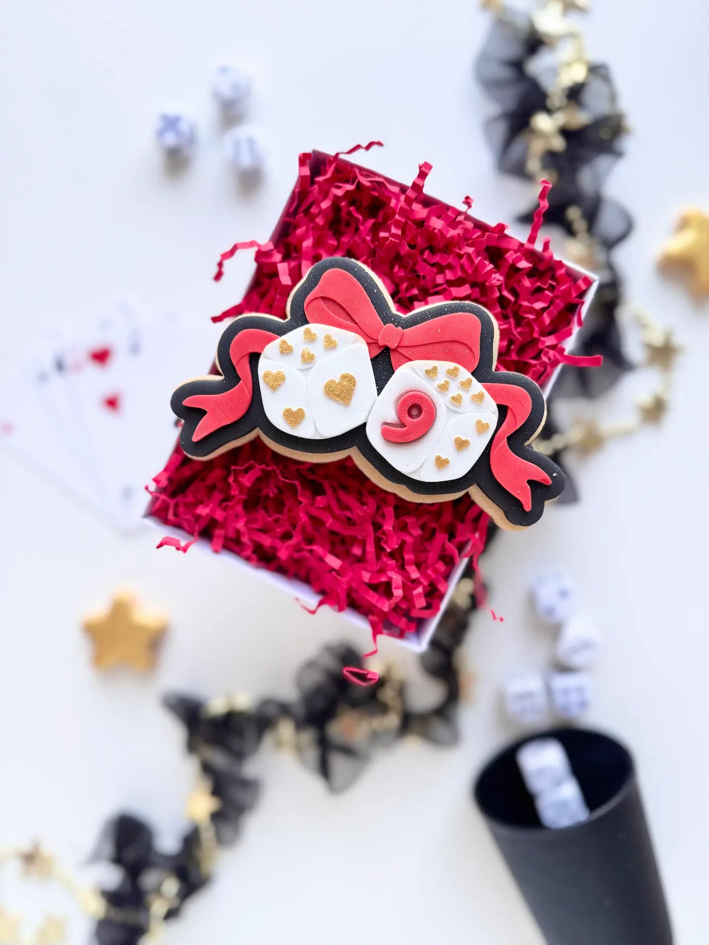 danis drip cookie cutter stempel spielkarten zauberei magic debosser embosser hase im hut Zauberwürfel 