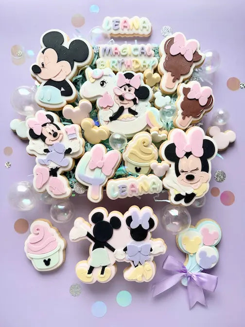 Magical Birthday Collection Cookie Cutter & Stempel – 7er Set für Kindergeburtstag, Sommerparty & Fondant Kekse – Danis Drip