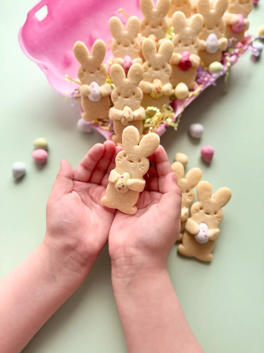 danis drip osterhasehuging hase backen mit Kindern 