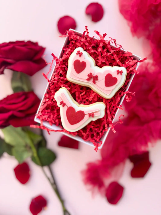 danis drop dessous sexy unterwäsche cookie cutter sex slip bh herz