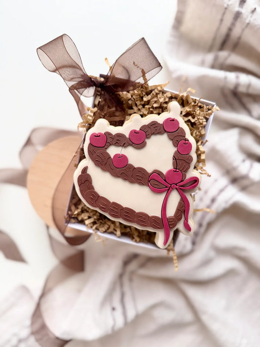 Herz Kirschtorte Vintage – Cookie Cutter & Stempel (Cherry Cake)
