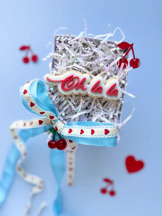 Oh la la STL-Datei für Cookie Cutter und Stempel zum 3D-Druck – Danis Drip